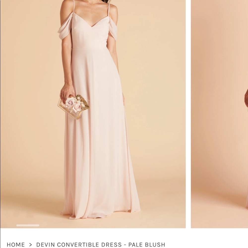 Champagne Birdy Grey bridesmaid dress